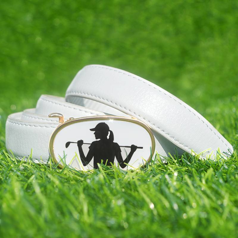 Golf belt female belt children's girl and girl belt golf ball clothing pants skirt women's leather belt