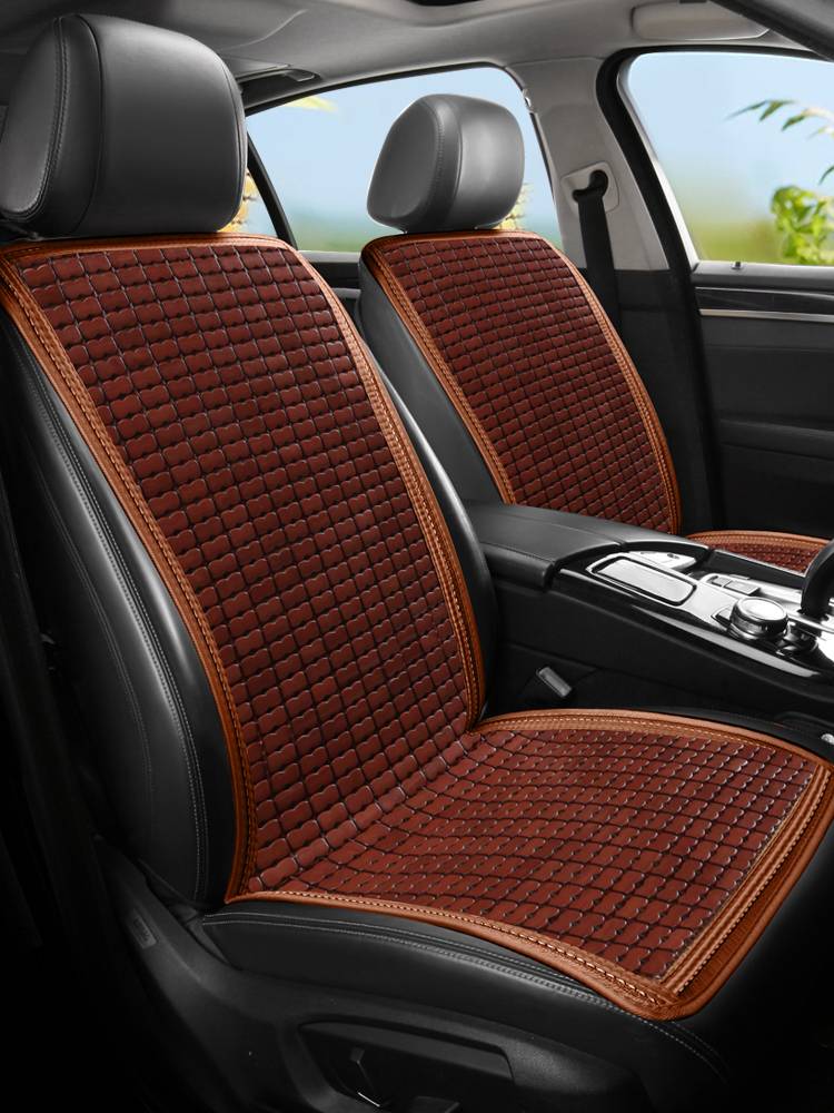 Mahjong seat summer bamboo car cushion bamboo mat and car cushion car cushion single -seat cool cushion wooden ball seat cushion main driving