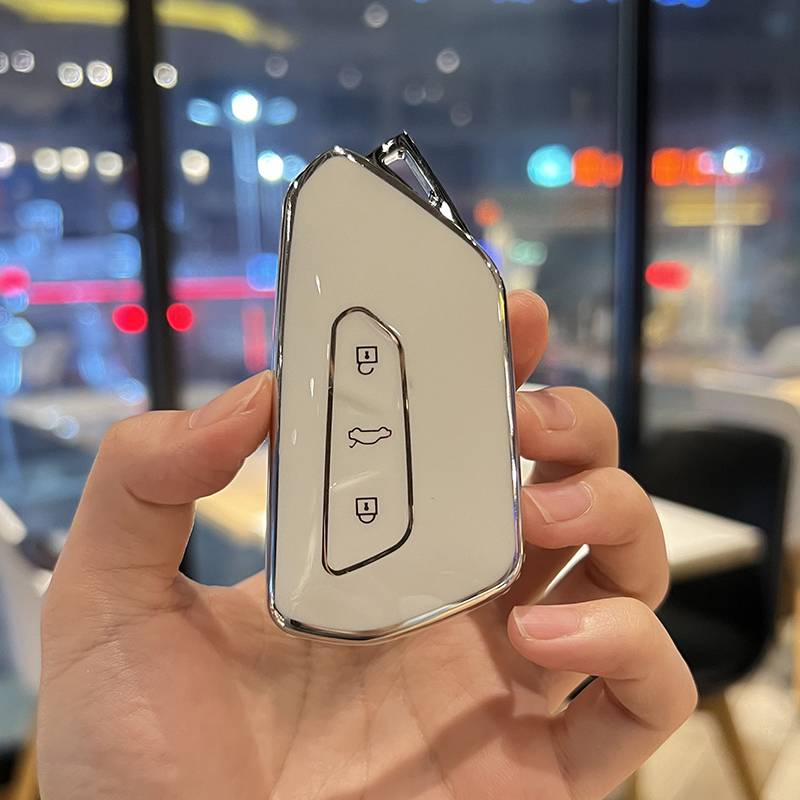 Volkswagen E (Silver Border White] single shell (send card loss)