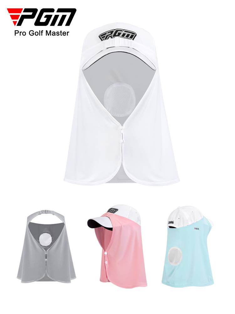 PGM golf sunscreen face mask men's and female ice silk mask summer sunscreen mask refreshing and breathable