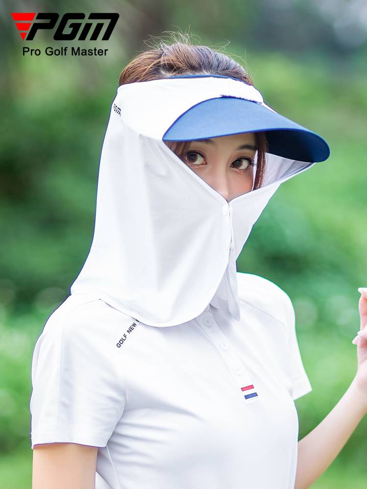 PGM golf sunscreen face mask men's and female ice silk mask summer sunscreen mask refreshing and breathable