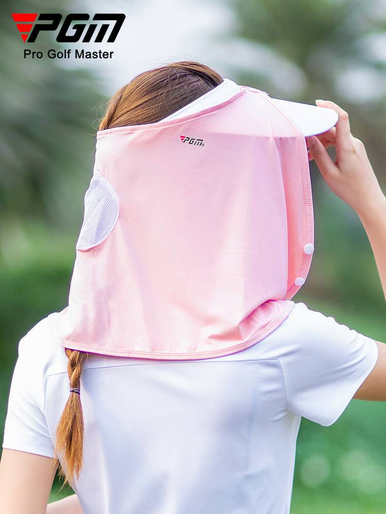 PGM golf sunscreen face mask men's and female ice silk mask summer sunscreen mask refreshing and breathable