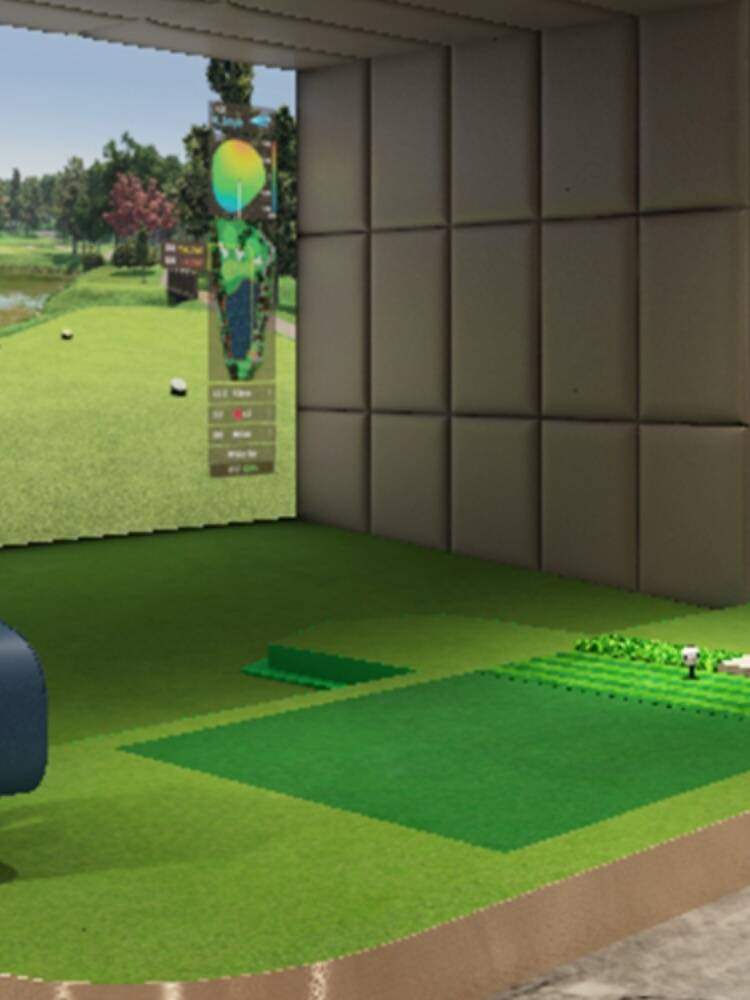 Indoor simulation of Golf Digital Golf