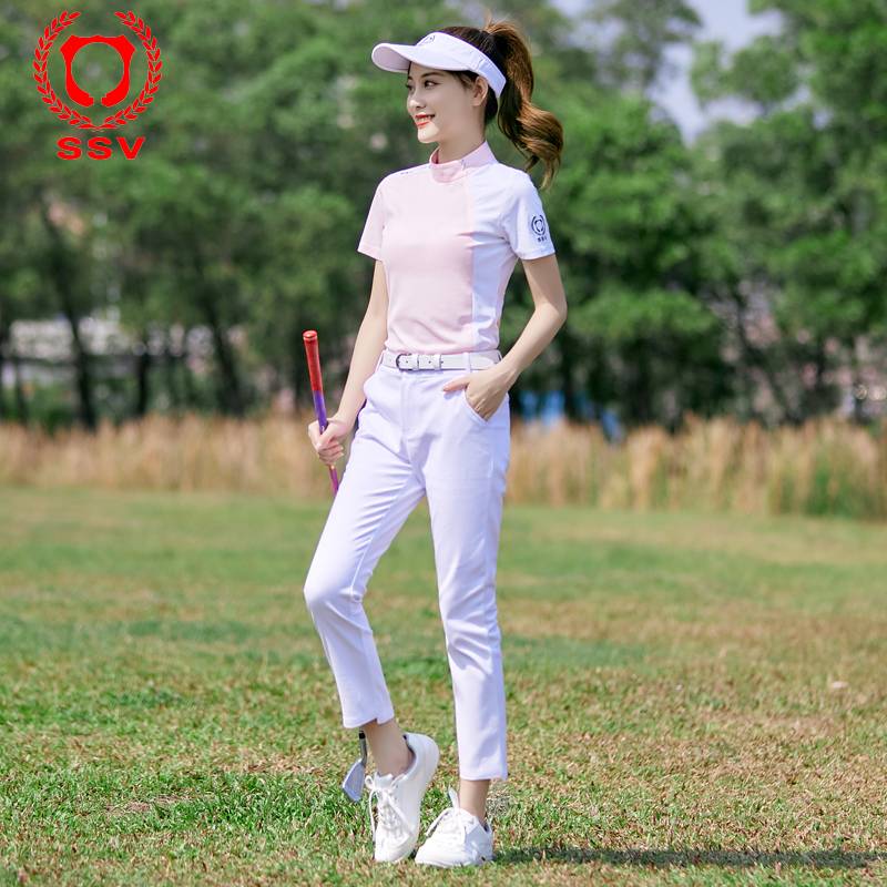 GOLF'S SUMMER SHORT-SLEEVE SWEATING, NEW DRESS SUIT FOR A GIRL