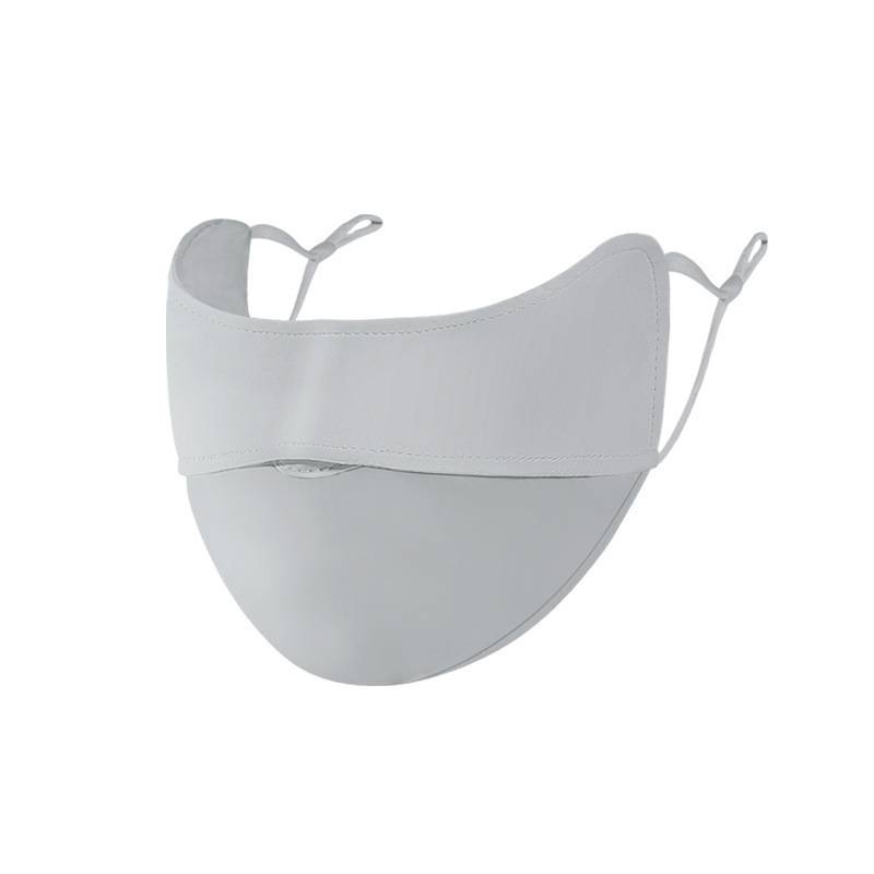 The ice mask is gray