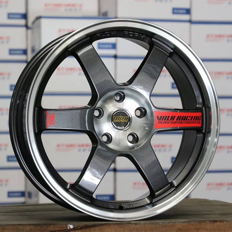 TE37 wheel 14 15 16 17 18 inch modified Jetta Golf Ling Shuai Beidou Star Wuling MINI Horse 3