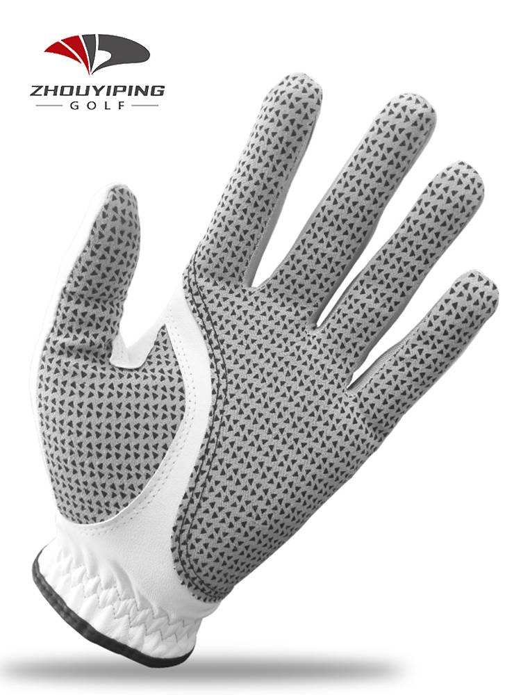 Zyp golf glove men's two -handed sheepskin anti -slip particles breathable and wear -resistant Golf products finger protective cover