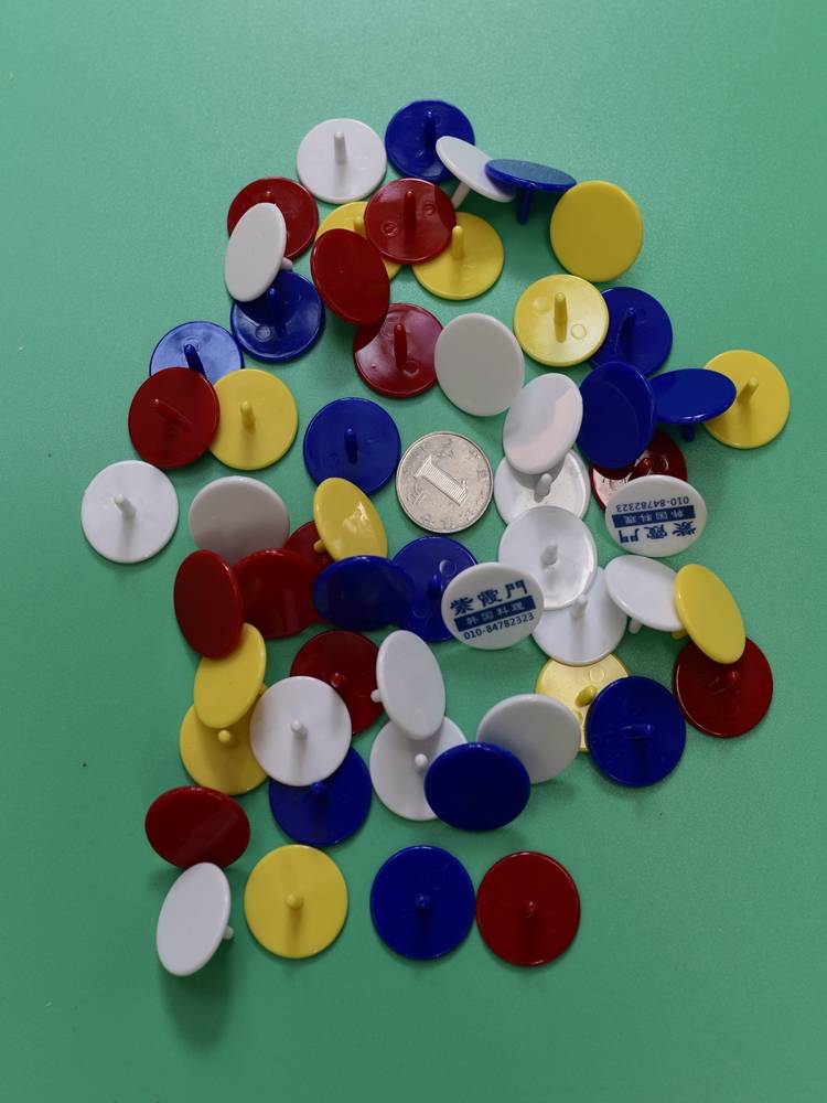 golf ball Mark ball bid Mark marker red, yellow, blue and white vinyl plastic nail ball position logo manufacturer direct supply