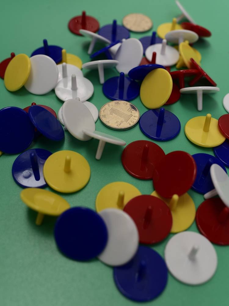 golf ball Mark ball bid Mark marker red, yellow, blue and white vinyl plastic nail ball position logo manufacturer direct supply