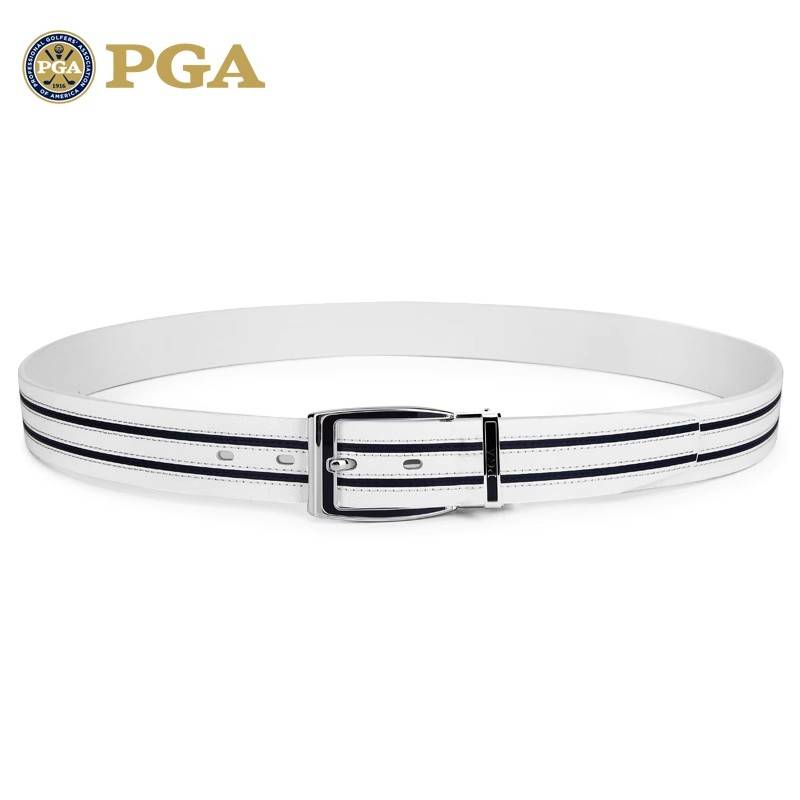 American PGA golf belt pinch belt header cowhide waist belt alloy buckle high -end gift