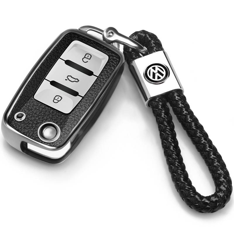 Volkswagen A leather pattern-Aurora Silver [Set+Weaving Rope]