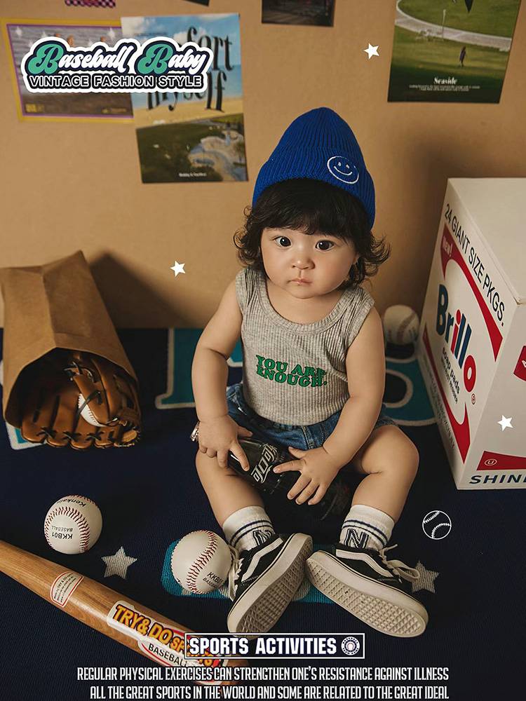 Children's photography and clothing boys take pictures props clothing summer sports baseball theme photo studio art photo photos