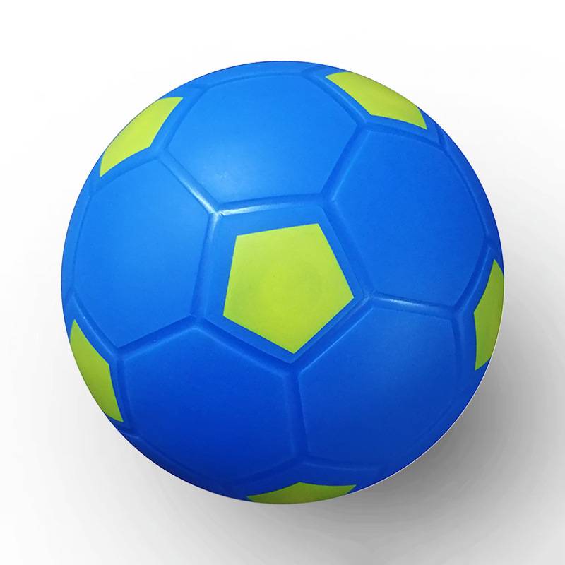 22cm blue and yellow football