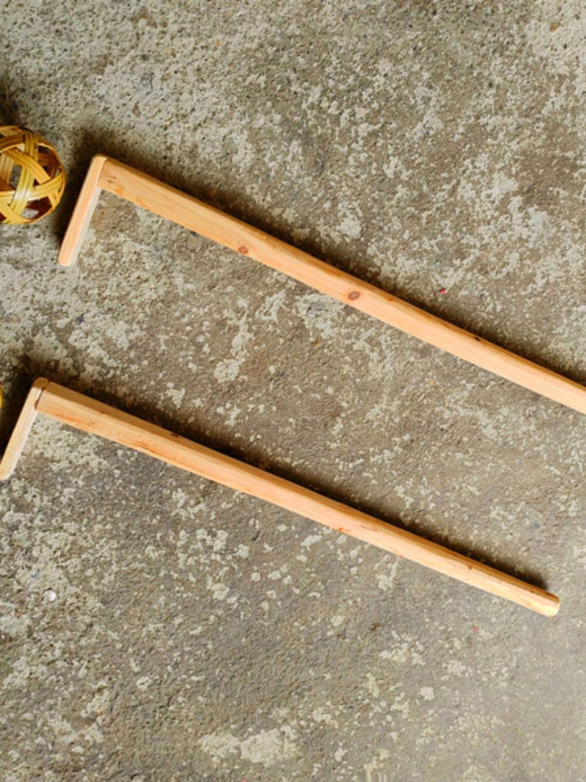 Kindergarten Outdoor Toys Wooden Cunning Stock Pushing Pushing Pushes Gliming Knight Porch Pill Game Equipment Wood Products