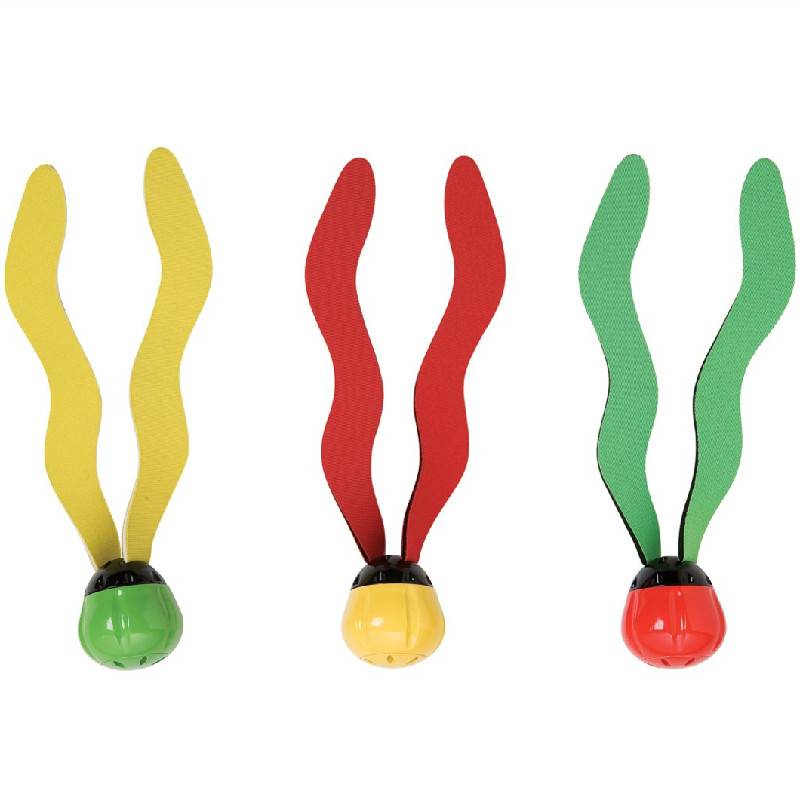 Children's underwater sinking fish torpedo seagrass interacting toys Children underwater training with qi swimming diving stick diving ring