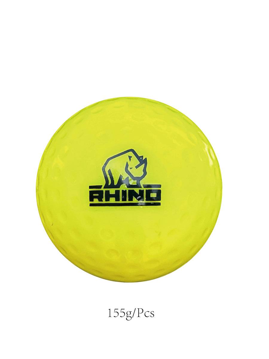 Rhinocell hockey/dimple professional grassy hockey training ball imported white yellow orange color