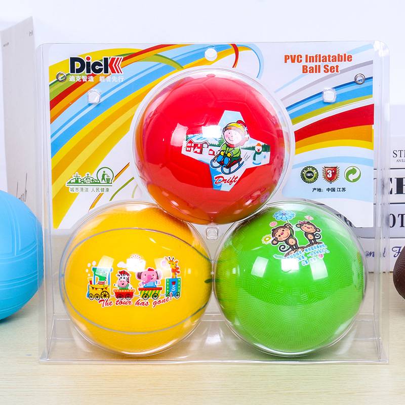 Color football+basketball [with a tube]