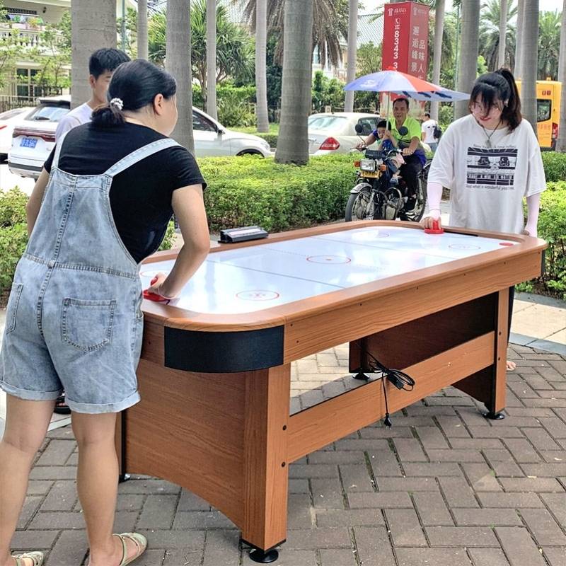 Home indoor hockey electronic table ice hockey children's ice hockey board game suspended desktop indoor ice hockey machine score