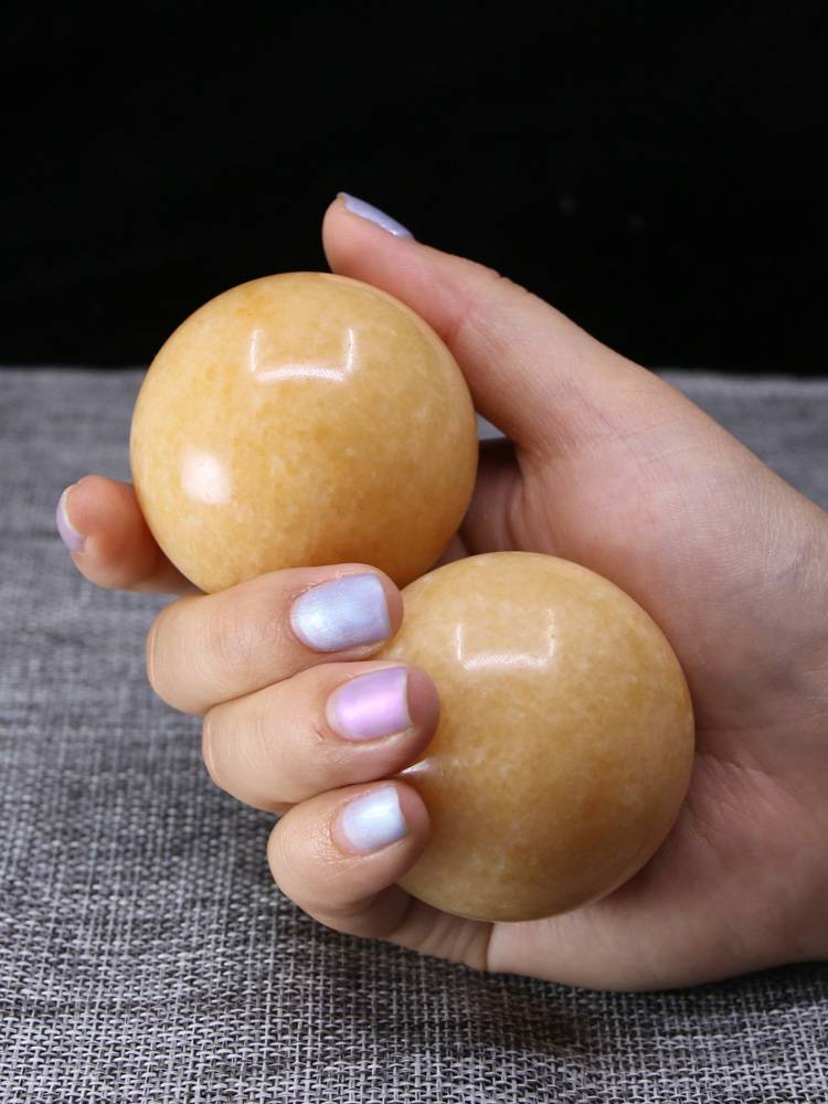 Practice Jade Ball Fitness Ball Hand Ball Health Playing the Elderly Playing Elderly Massage and Holding Iron Ball Steel Ball Shop
