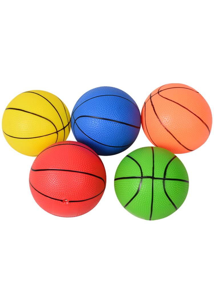 Kindergarten ball special shooting ball children's small leather ball thickened small basketball inflatable baby toy ball football