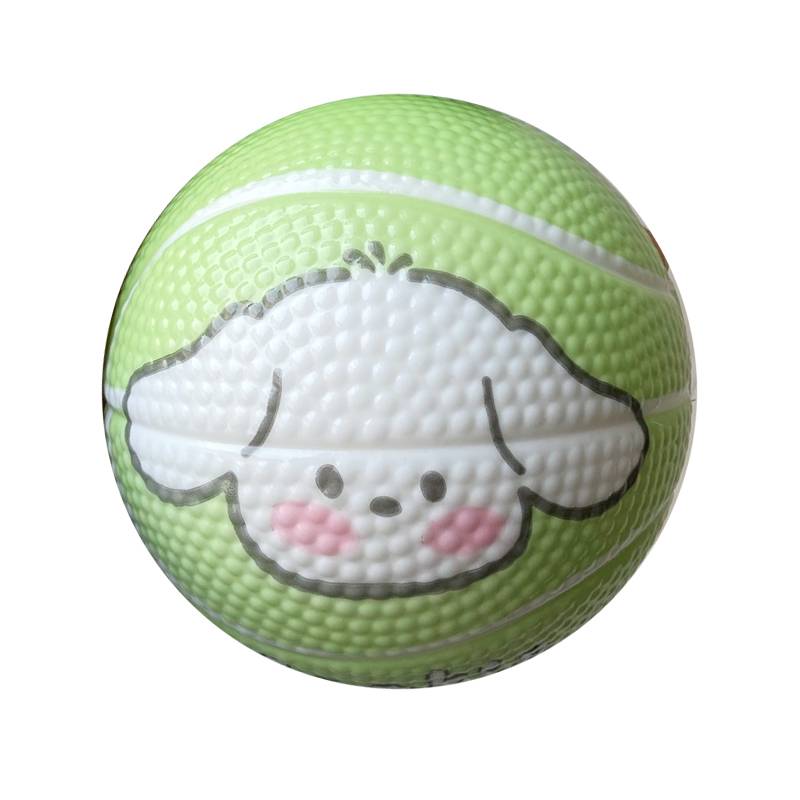 9cm large solid ball environmentally friendly PU ultra -high elastic toy ball baby children pat the ball to exercise the wisdom ball