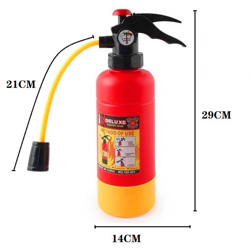 Simulation Children's firefighter toy fire extinguisher large over the family kindergarten performance item fireproof pipe spray gun