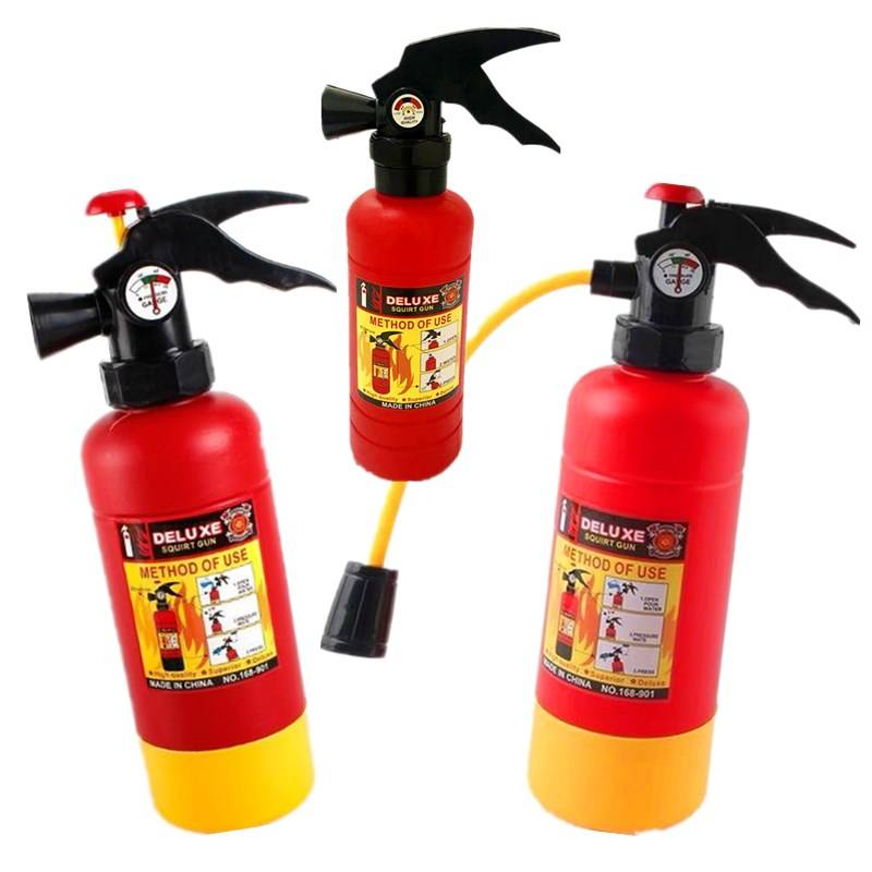 Simulation Children's firefighter toy fire extinguisher large over the family kindergarten performance item fireproof pipe spray gun
