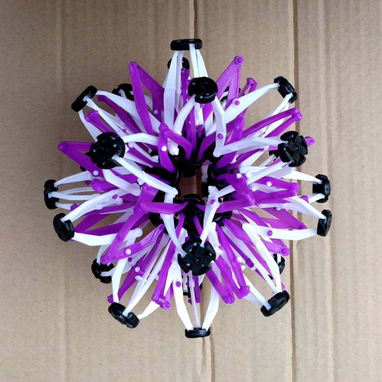 Large white purple stretching 32cm