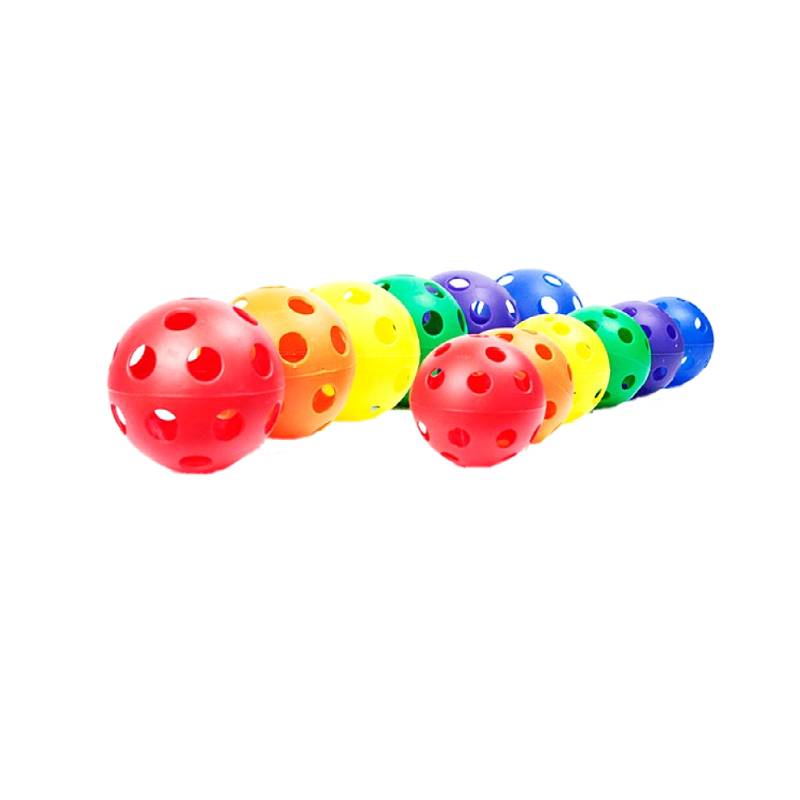 Children's porous ball player grab the ball fun and soft -throwing ball sensor training activity equipment equipment kindergarten game props