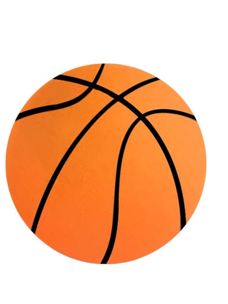 Genuine quiet basketball No. 7 ball Children's room silent 5 kindergarten special sponge shooting ball toys solid