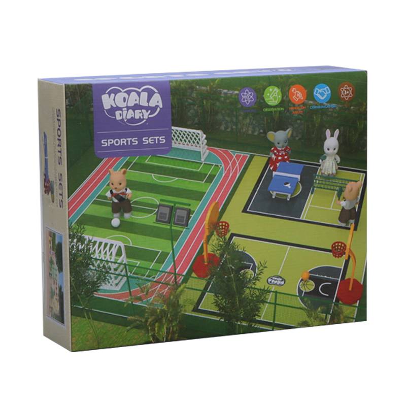 Simulation mini doll house micro -shrinkage sports model tennis football basketball table tennis small decoration
