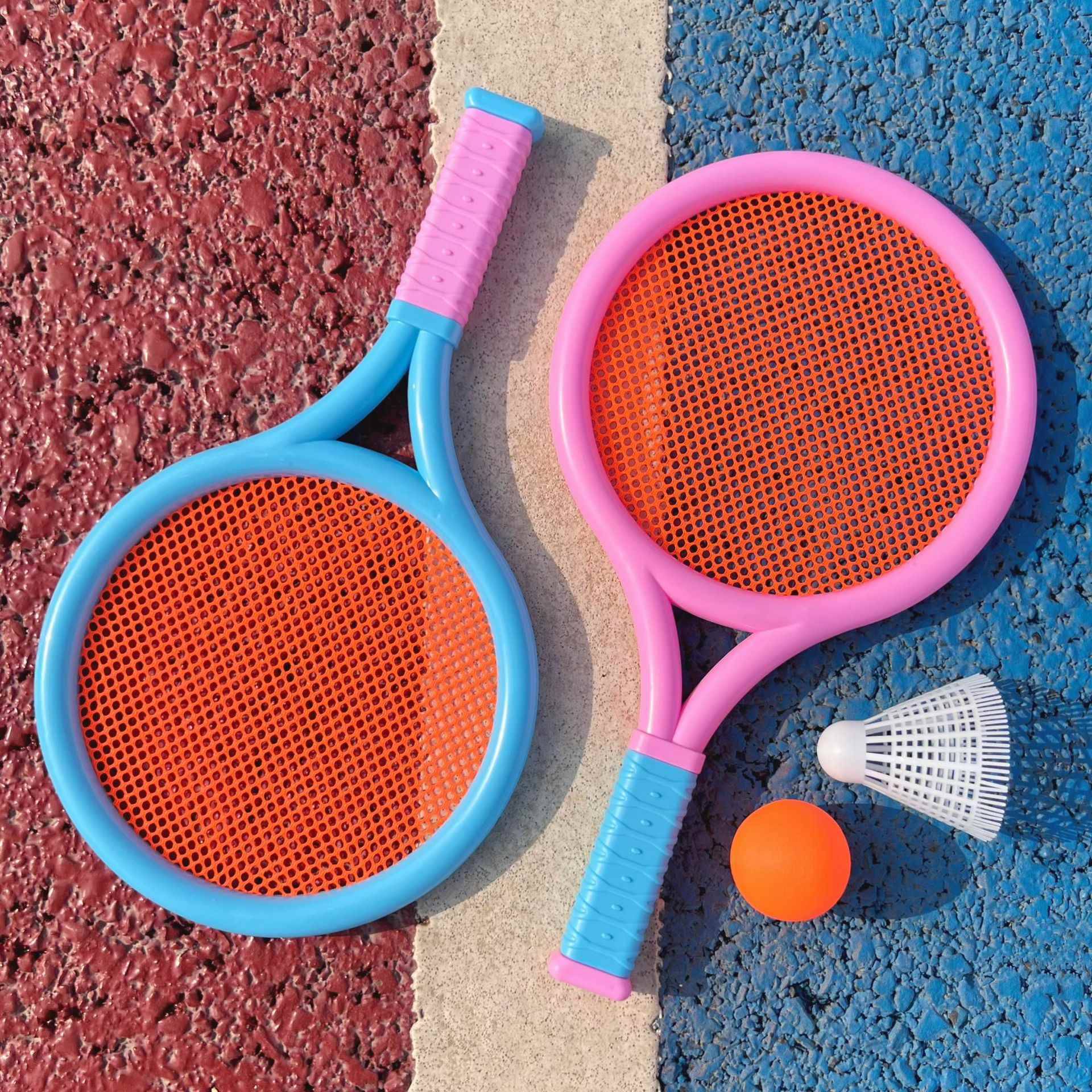 ☆ Medium racket- [2 shots and 2 goals] blue pink