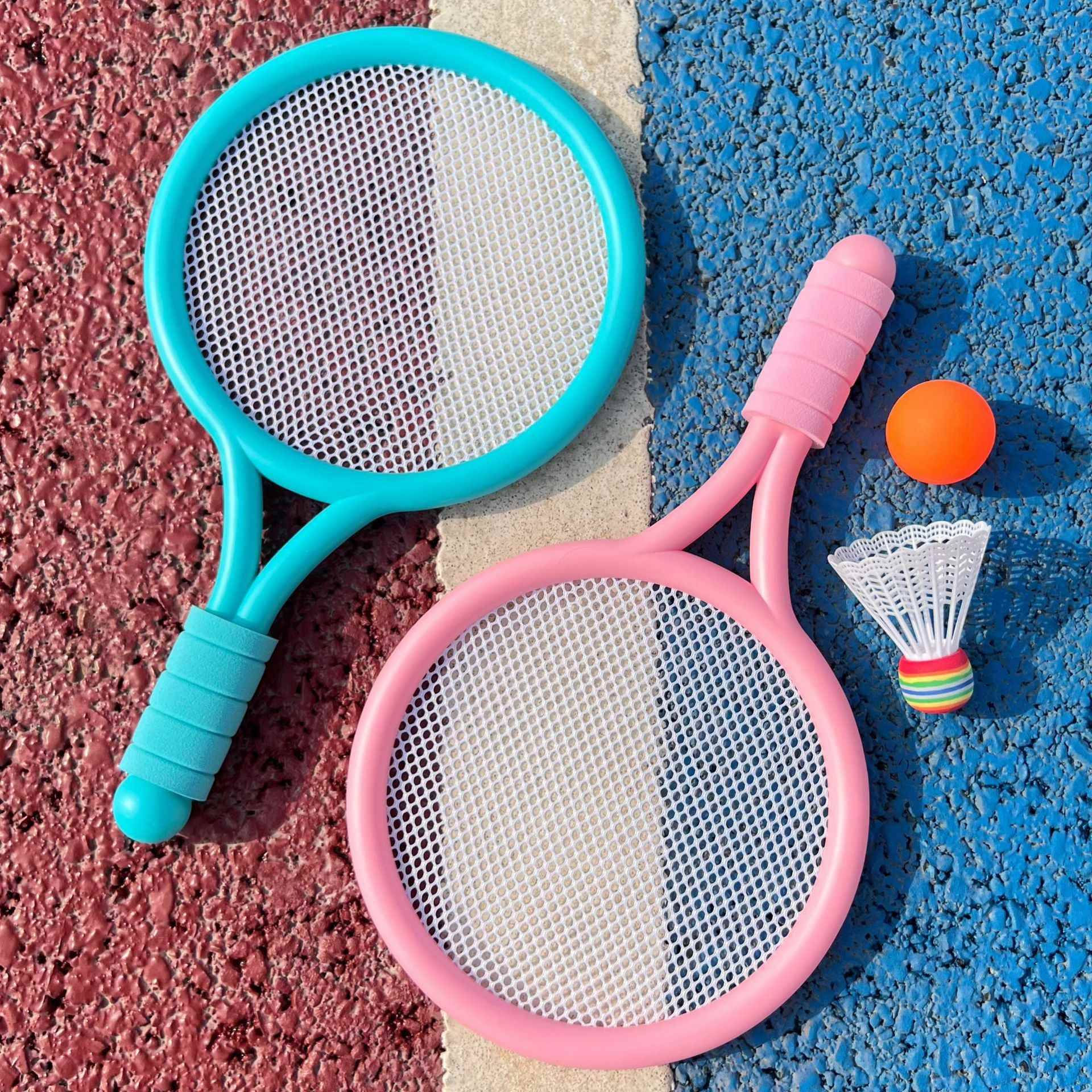 New children's style- [2 shots and 2 goals] blue pink