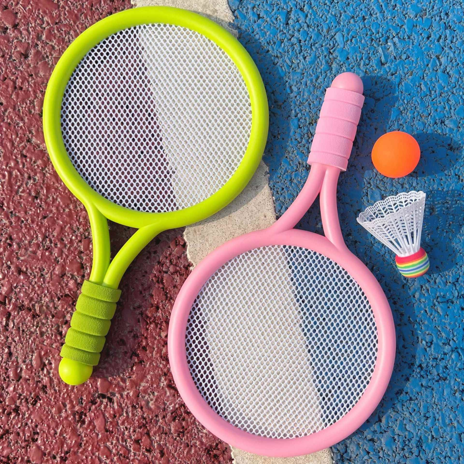 New children's style- [2 shots and 2 goals] green pink