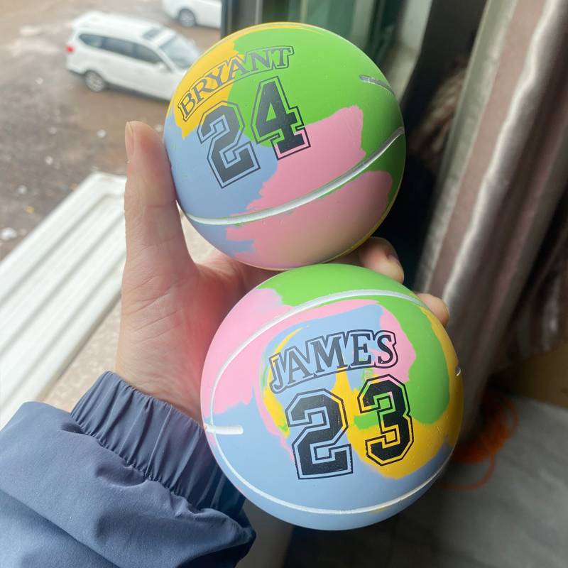 10cm rubber elastic ball children's childhood fun decompression puzzle toy ball children students outdoor exercise outdoor shooting leather ball