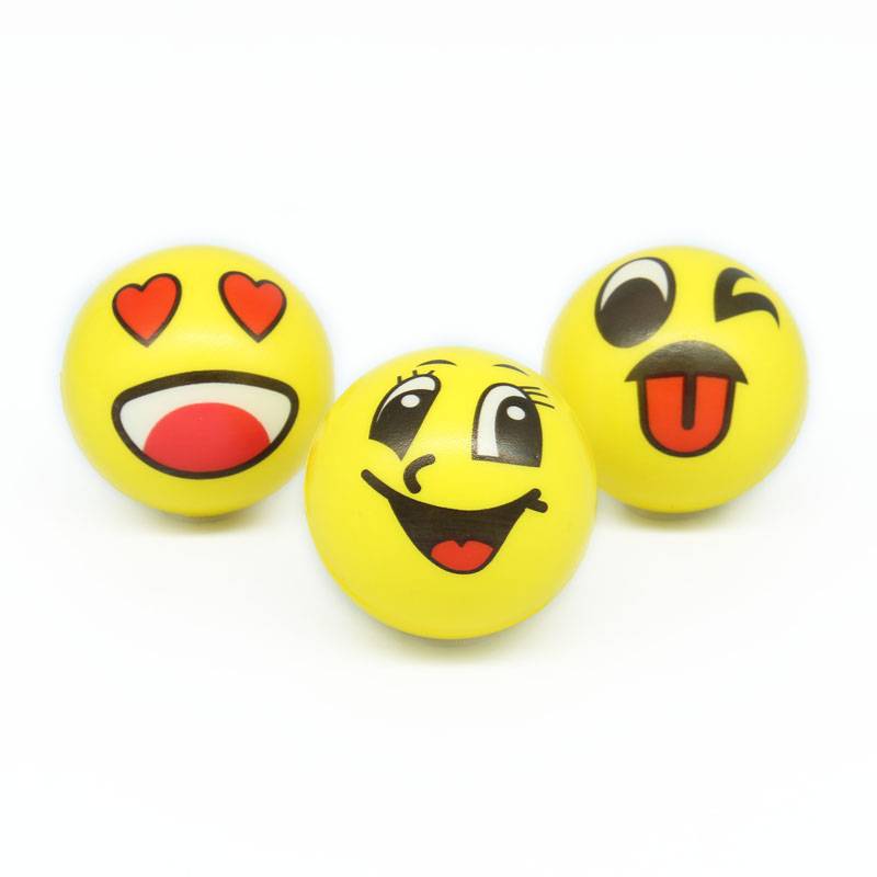  solid PU sponge ball children's toy ball advertising small gift ball hair leakage ball fingers grip ball supply