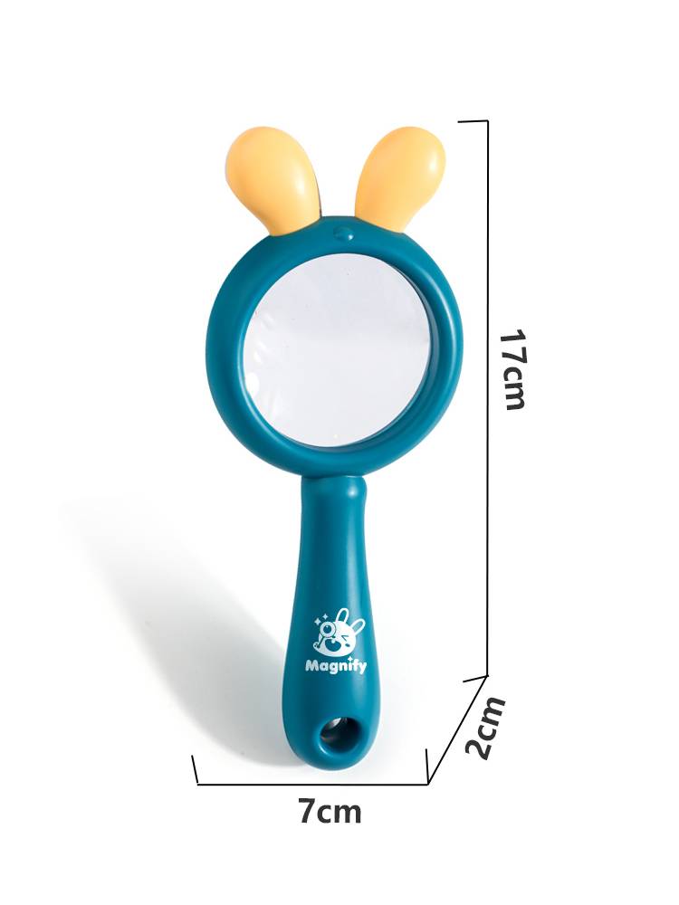 Children magnifying the mirror handheld 20x high -definition kindergarten baby elderly reading cartoon primary school students scientific toys