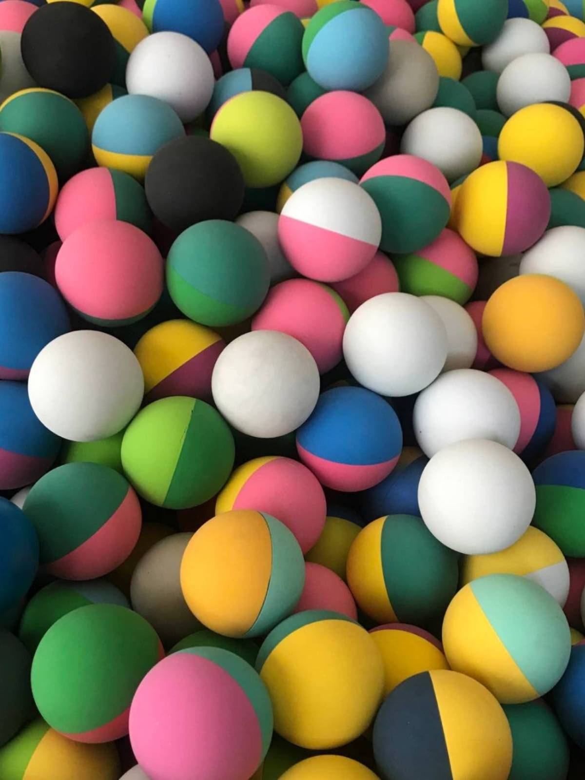 12 6 cm hollow elastic ball beginners Basic training skillet children's toys printed logo