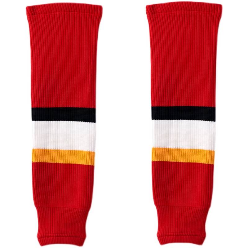 Ice hockey -legged socks, wool, warm and wear -resistant children, adults, adults, hockey socks, ice hockey care knee cover