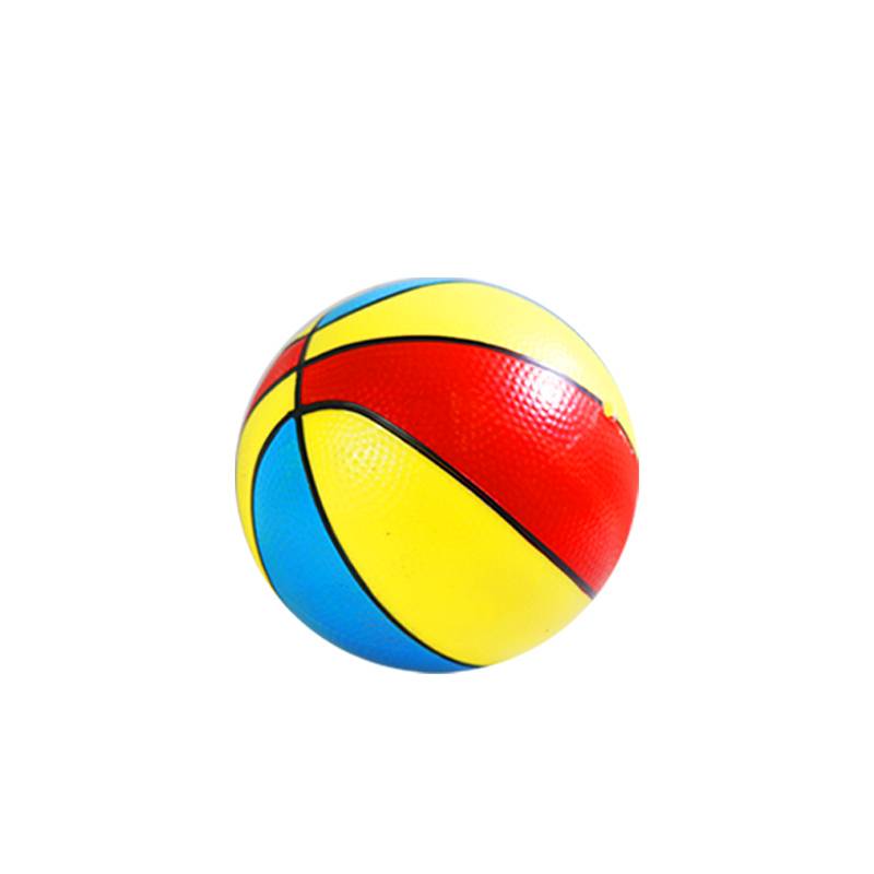 Children's inflatable leather ball shooting ball toy, three -color ball, kindergarten puzzle small ball watermelon ball massage ball handle ball