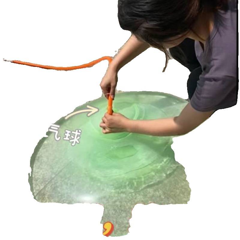 Super large inflatable balloon soft glue elastic environmental protection patches outdoor swimming water children's net red stall toys