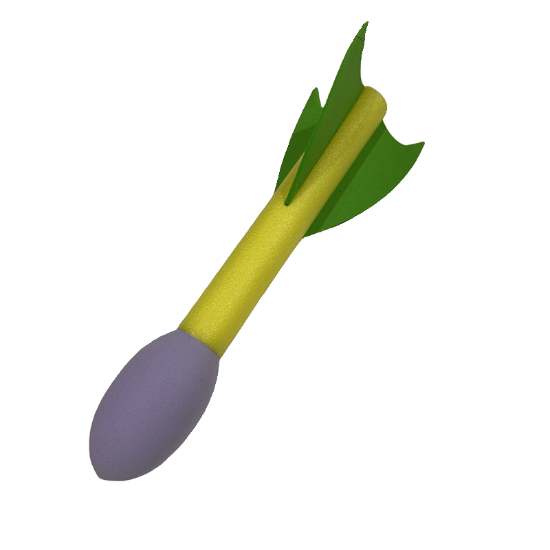 Fish Torpedo Missile Soft Targery Children's Sensory Training Equipment Throwing Toys Kindergarten Track Rocket Rocket Soft Non -Bid