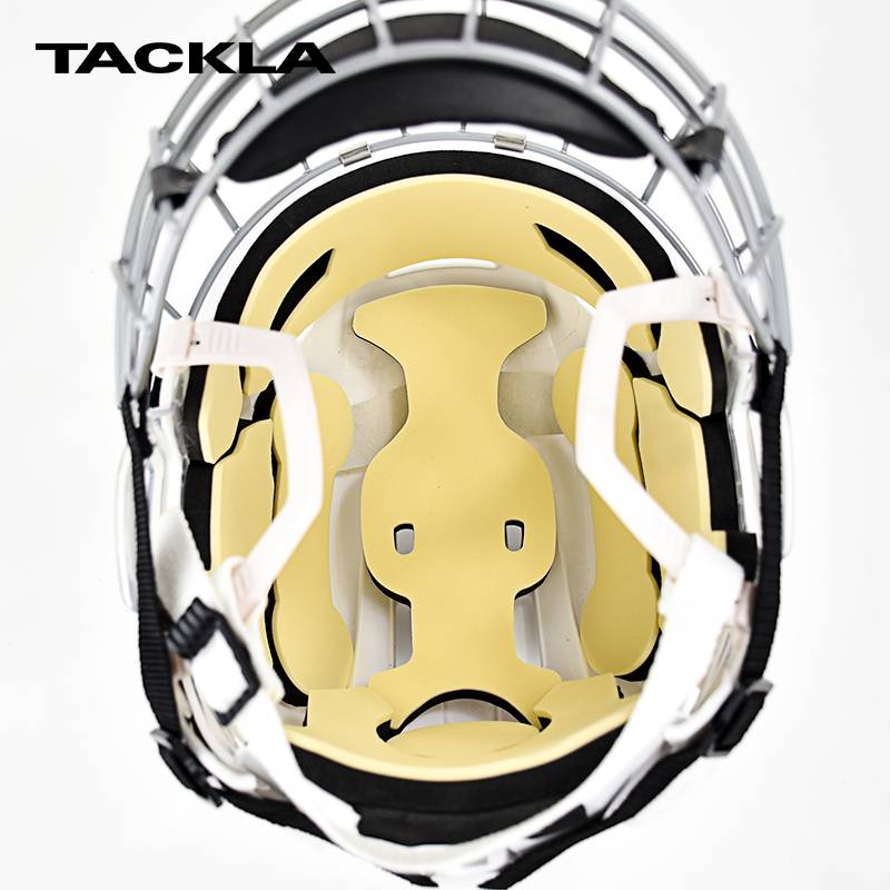 TACKLA protective ice hockey helmets adult children's protective gear resistance hitting the dry land wheel glide ball hockey helmet
