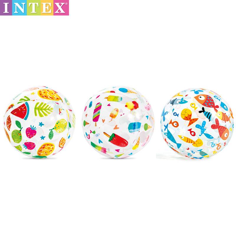INTEX inflatable beach ball children's water ball swimming pool floating toy big ball big ball baby children water volleyball