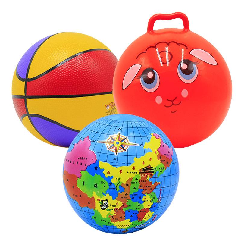 Children's toy leather ball football babies shooting ball size inflatable watermelon elastic ball kindergarten dedicated