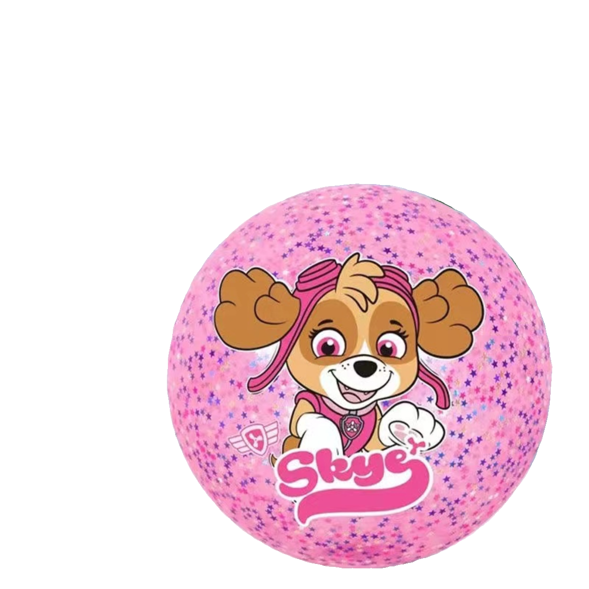 Wangwang team children's shooting ball sequin toy ball parent -child interactive small leather ball kindergarten inflatable toy ball elasticity