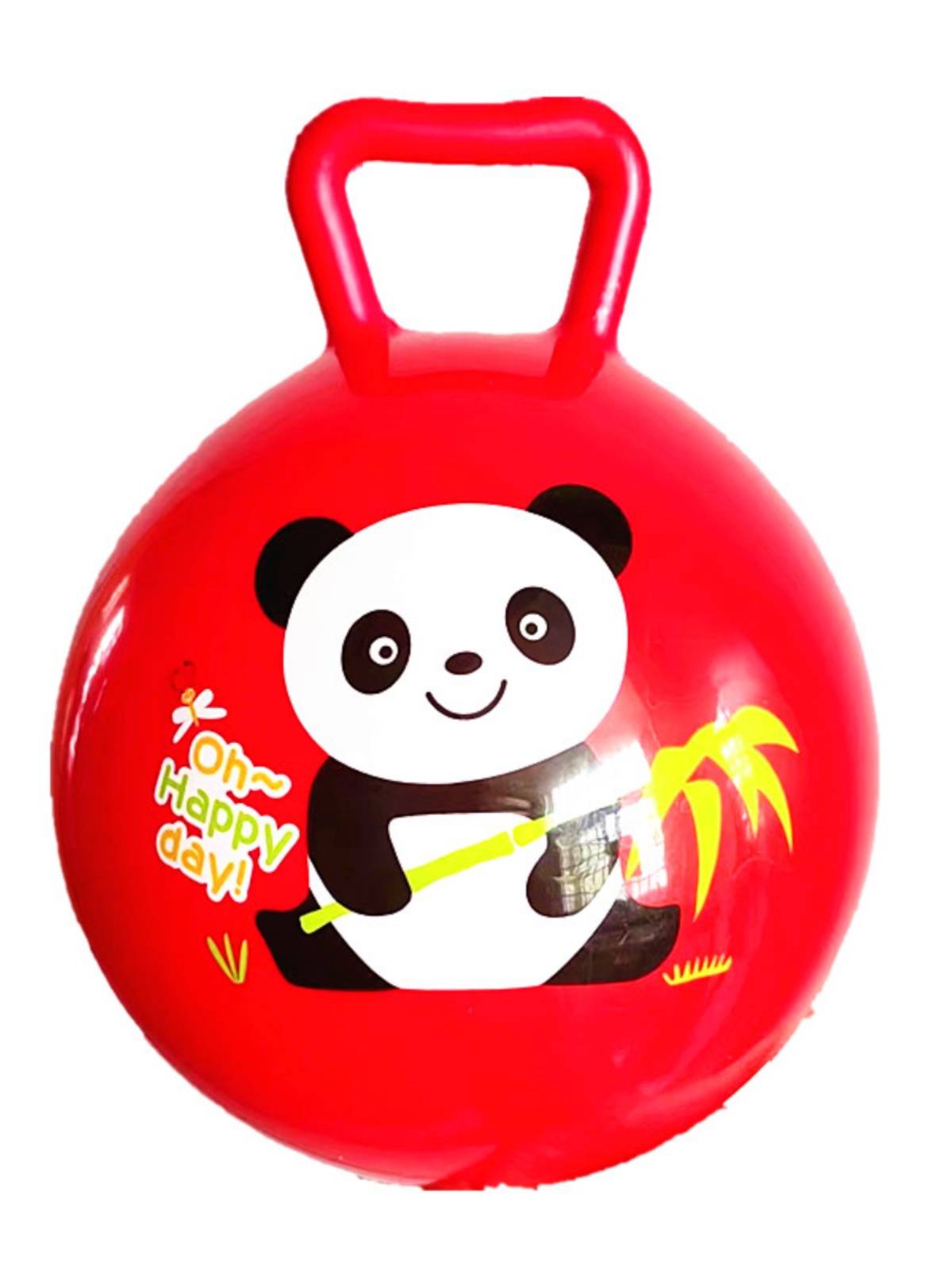 Babies can bite the ball baby, baby, baby, shooting handle, watermelon ball, children's inflatable hand grab toy small ball