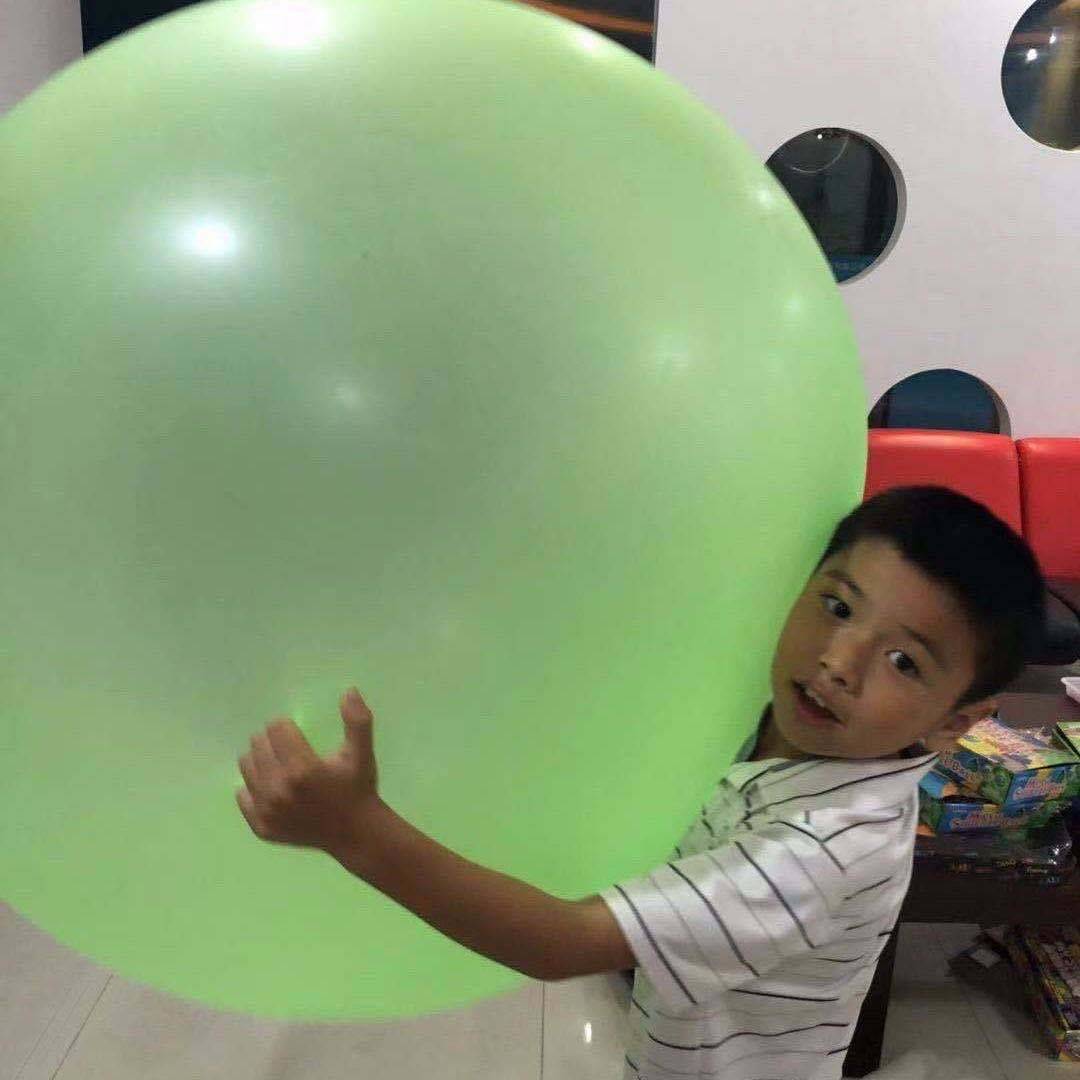 Super large inflatable balloon soft glue elastic environmental protection patches outdoor swimming water children's net red stall toys
