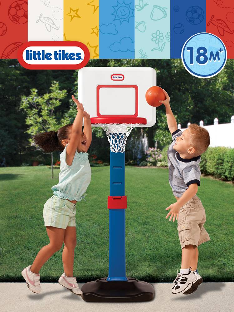 Little Tikes Little Tikes Children's Basketball Frame Basketball Steady Toy Boys Sports Training Easy Score
