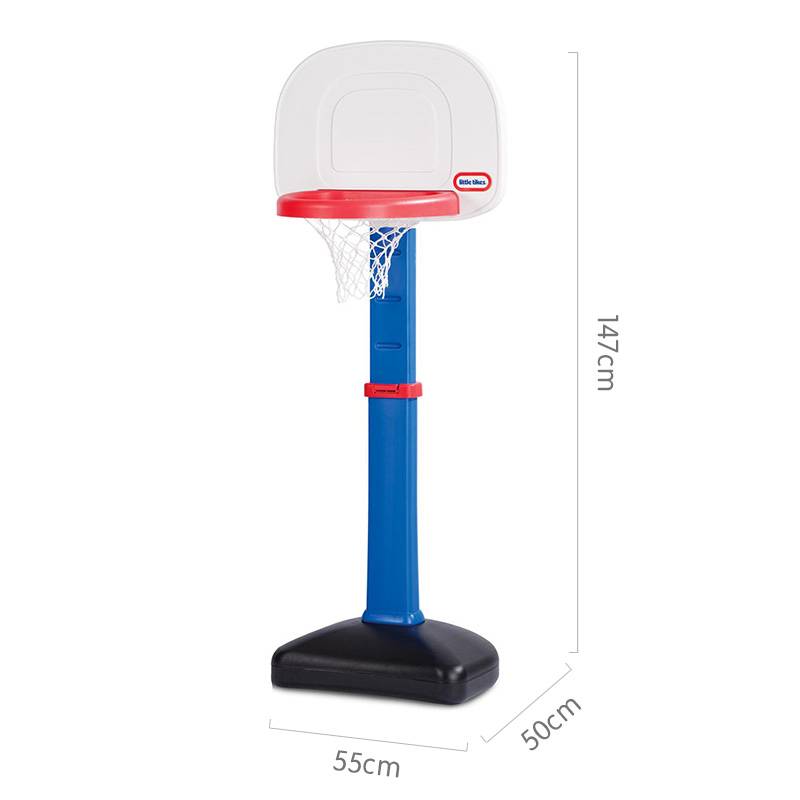 Easy to score round board basketball rack